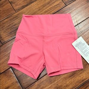 NWT Lululemon Athletica Pink Align High-Rise Shorts